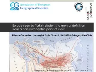 Europe seen by Turkish students : a mental definition from a non- eurocentric point of view