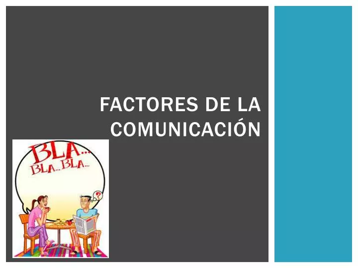 factores de la comunicaci n