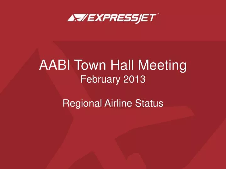 aabi town hall meeting february 2013