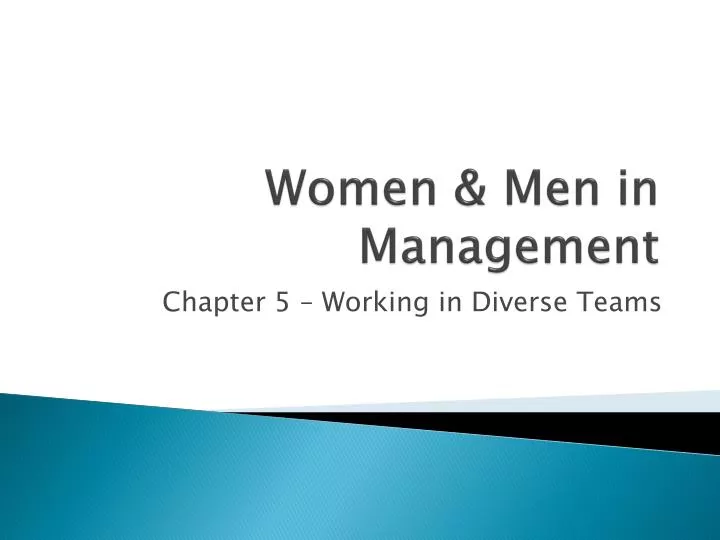 women men in management