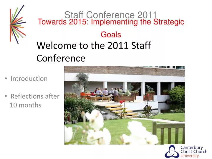 staff conference 2011 towards 2015 implementing the strategic goals