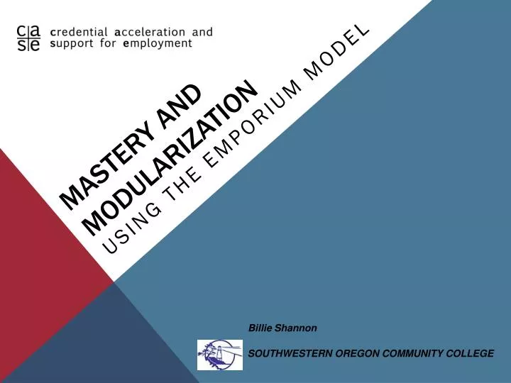 mastery and modularization