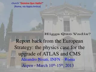 Report back from the European Strategy: the physics case for the upgrade of ATLAS and CMS