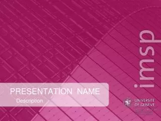 presentation name
