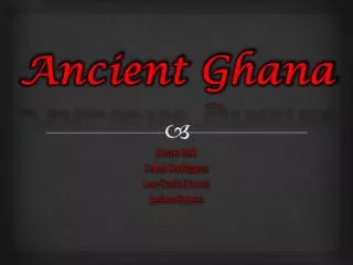 Ancient Ghana
