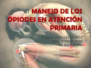 manejo de los opiodes en atenci n primaria