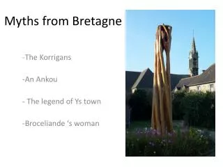 Myths from Bretagne