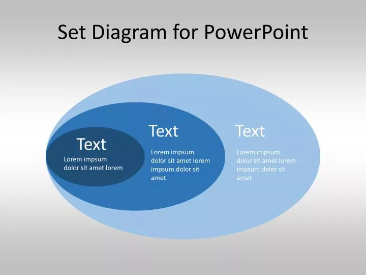 set diagram for powerpoint