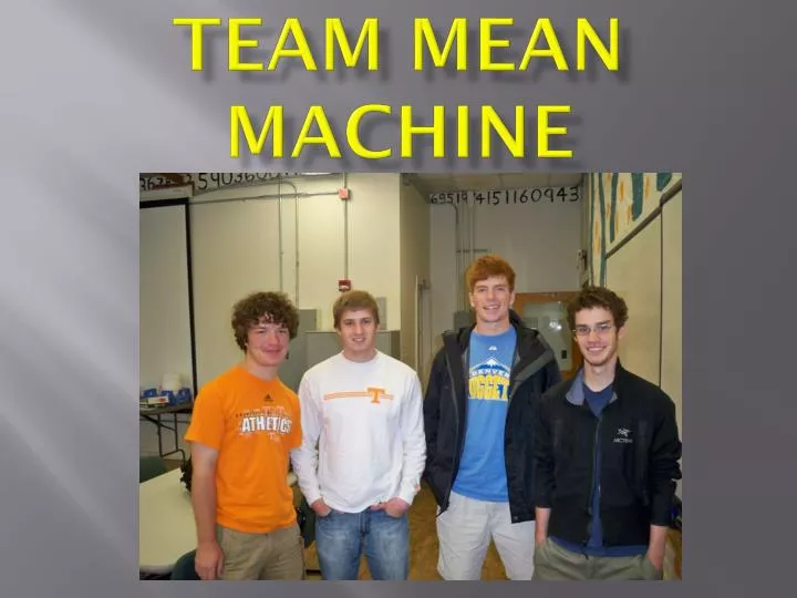team mean machine
