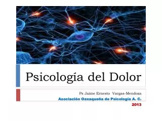 psicolog a del dolor