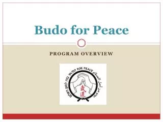 Budo for Peace