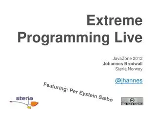 Extreme Programming Live