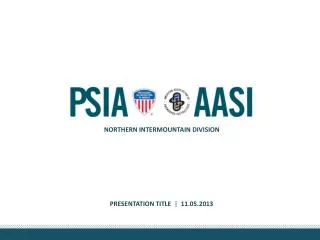 presentation title 11 05 2013