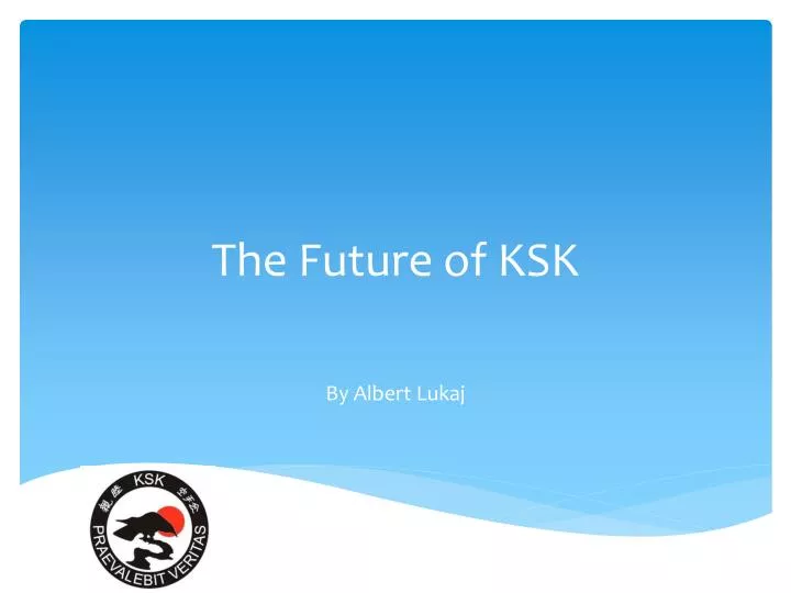 the future of ksk