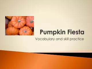 Pumpkin Fiesta