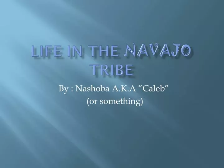 life in the navajo tribe