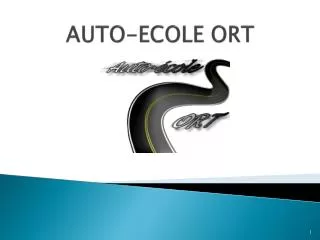 auto ecole ort