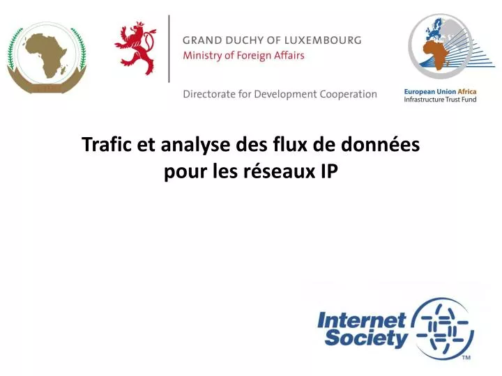 trafic et analyse des flux de donn es pour les r seaux ip