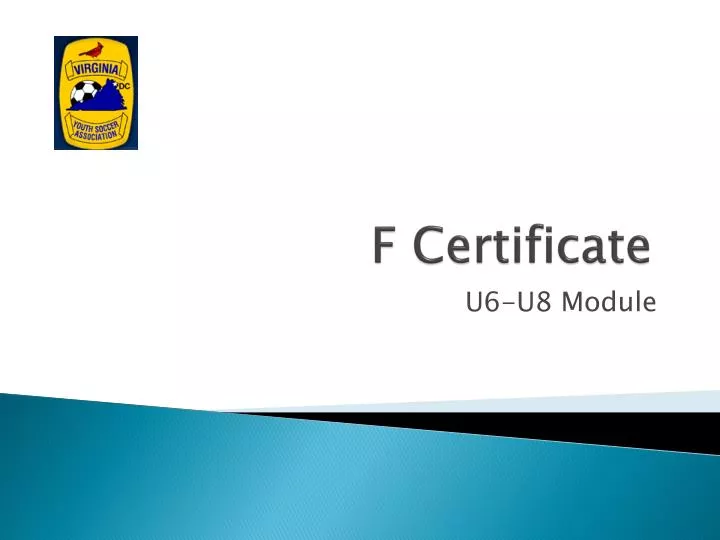 f certificate
