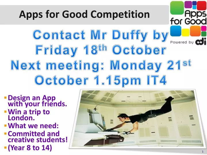 apps for good competition