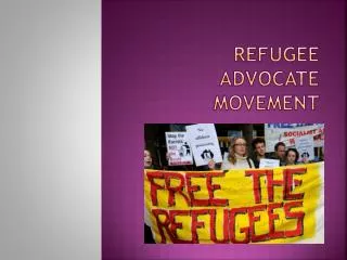 Refugee Advocate Movement