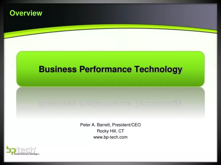 business performance technology