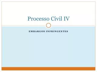 processo civil iv