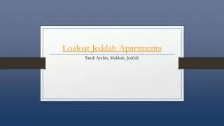 Loaloat Jeddah Apartments - Holdinn
