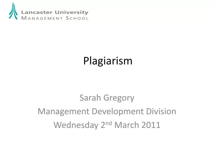 plagiarism