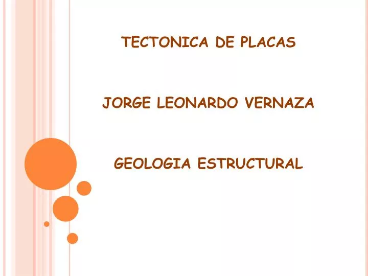 tectonica de placas jorge leonardo vernaza geologia estructural