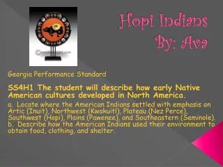 Hopi Indians By: Ava