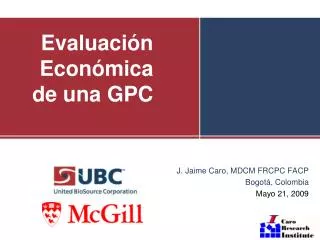 evaluaci n econ mica de una gpc