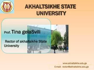 Akhaltsikhe State university