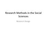 Research Methods in the Social Sciences - slide 1