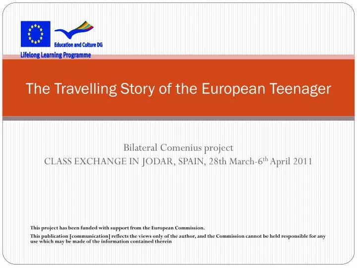the travelling story of the european teenager