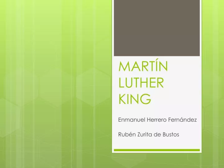 mart n luther king