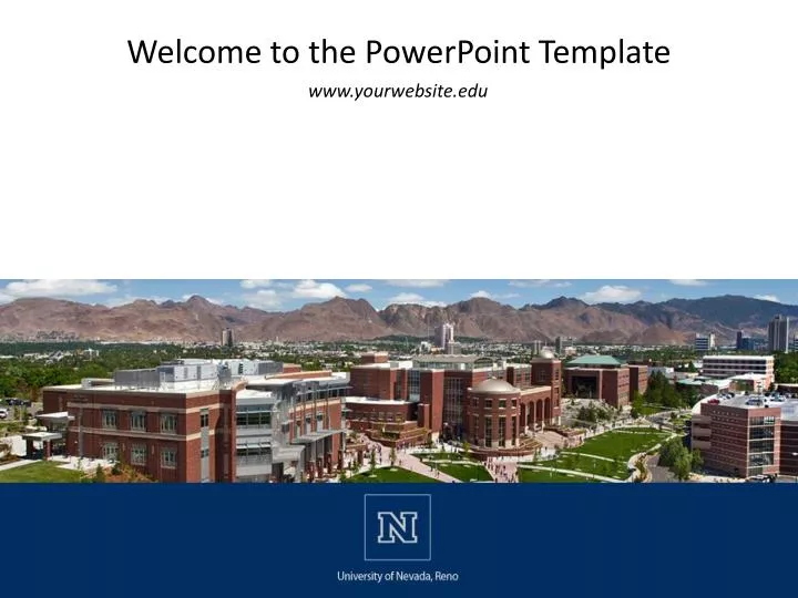 welcome to the powerpoint template