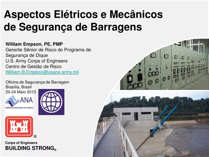 aspectos el tricos e mec nicos de seguran a de barragens