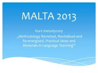 malta 2013