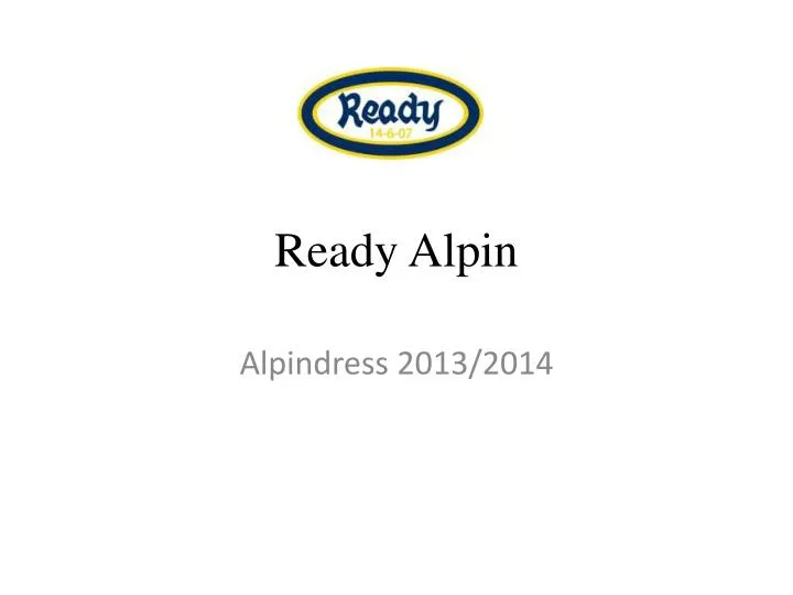 ready alpin