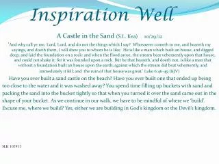 Inspiration Well