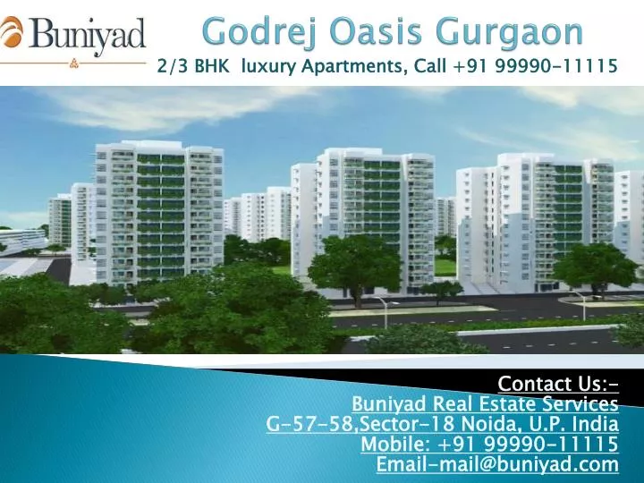 godrej oasis gurgaon