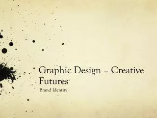 Graphic Design – Creative Futures