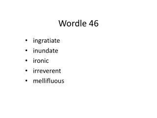 Wordle 46