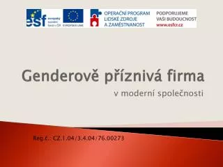 genderov p zniv firma