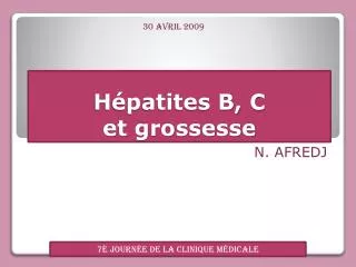 h patites b c et grossesse