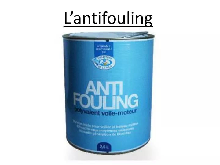 l antifouling