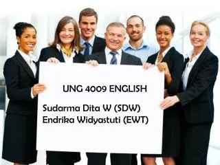 UNG 4009 ENGLISH
