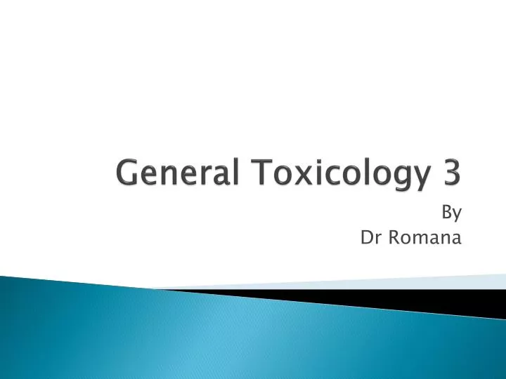 general toxicology 3