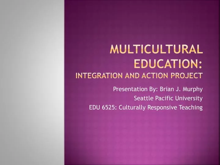 multicultural education integration and action project